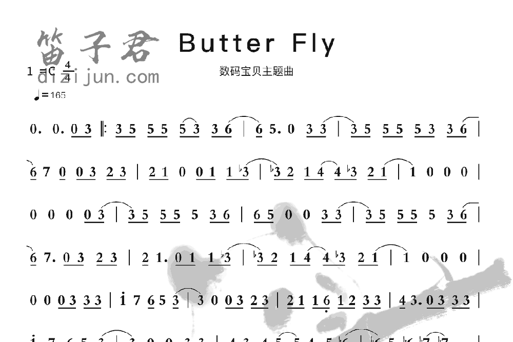 Butter Fly笛子音乐