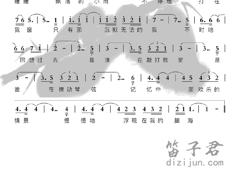 被遗忘的時光竹笛乐曲2