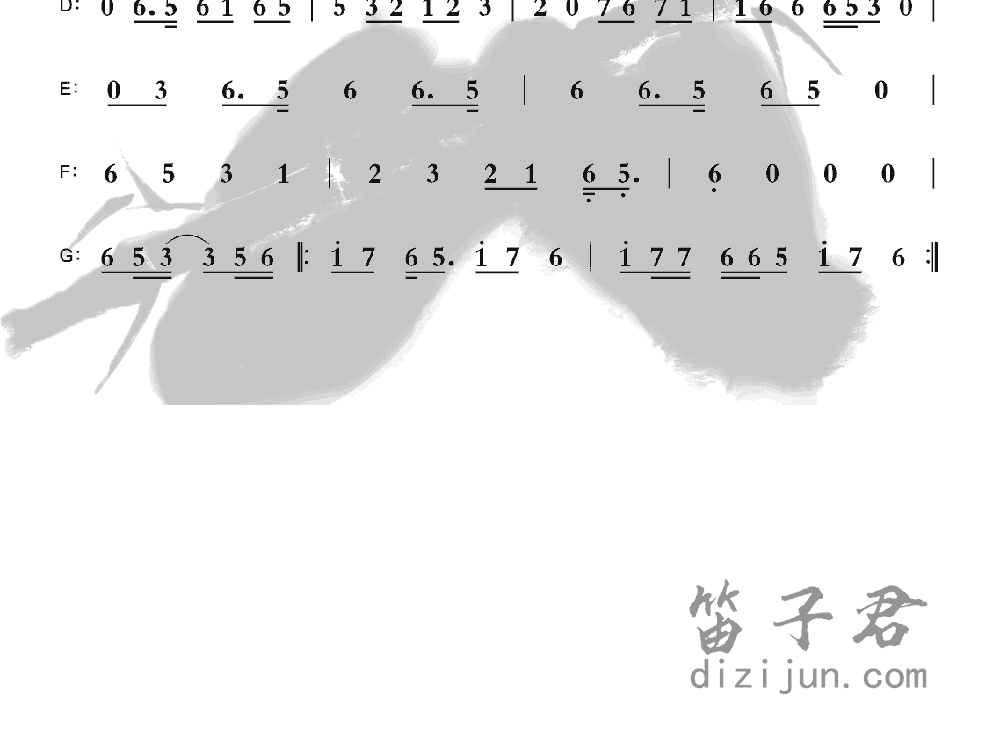 Counting Stars竹笛乐曲2