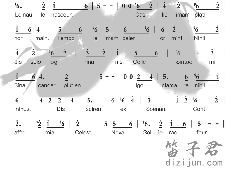 crass numguam scire竹笛乐曲2