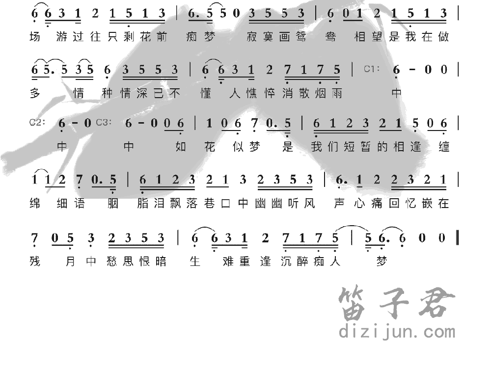 多情种笛子音乐2