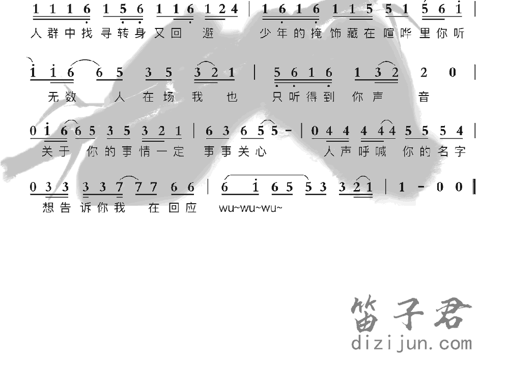 懂竹笛乐曲2