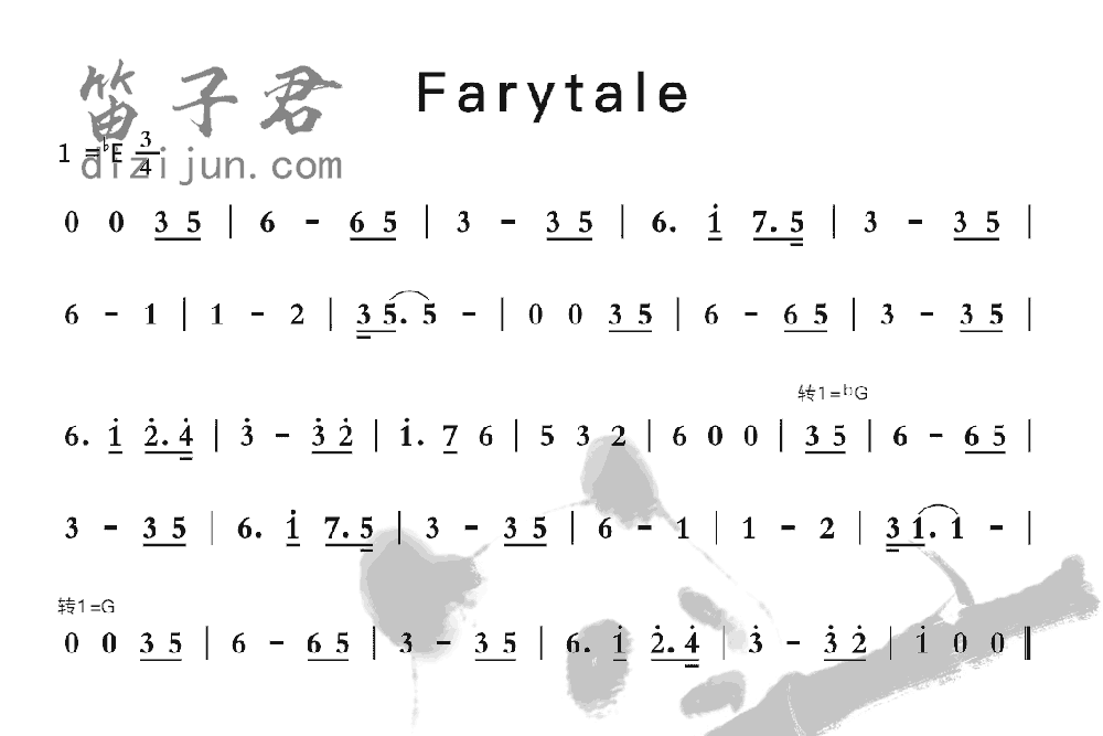 Farytale竹笛乐曲