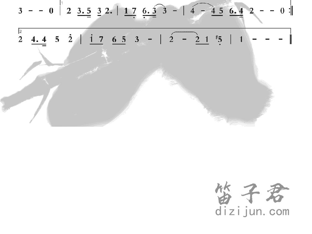 广志的回忆笛子音乐2