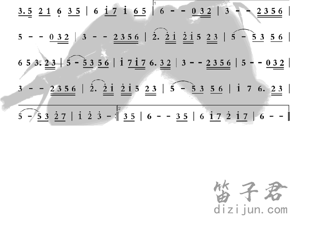 故鄉物语2笛子音乐2