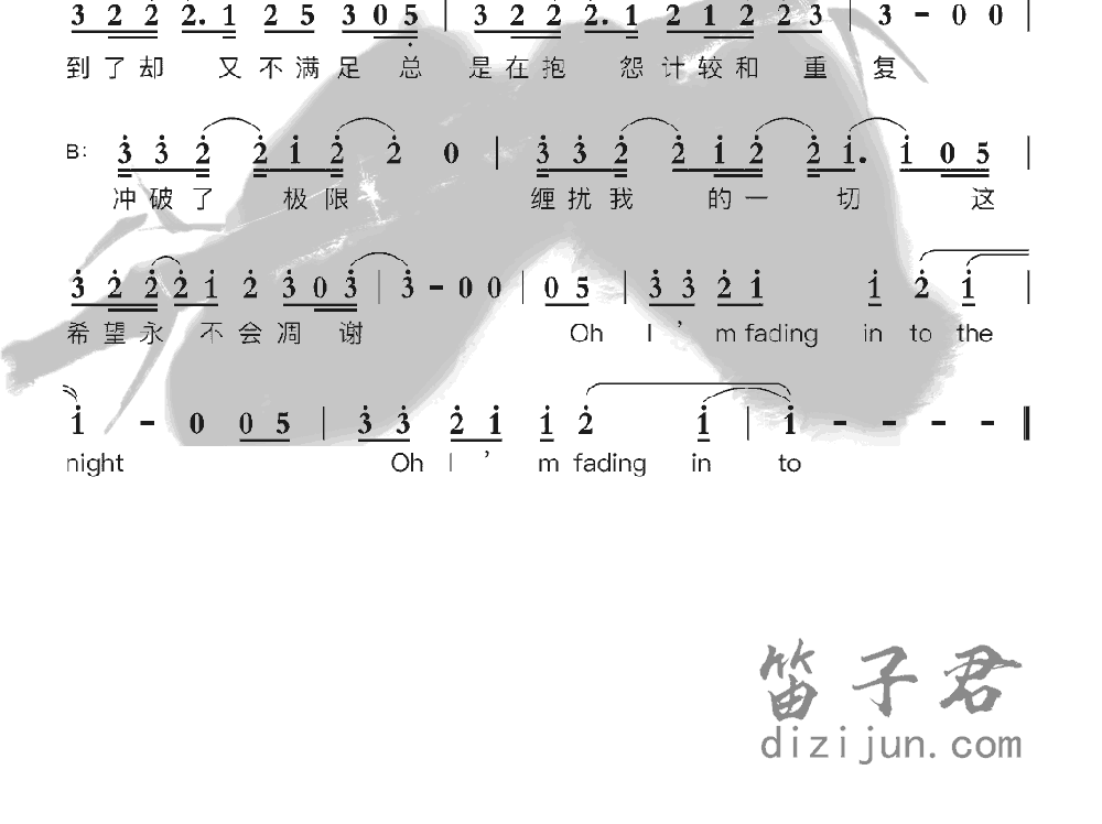 黑暗边缘竹笛乐曲2