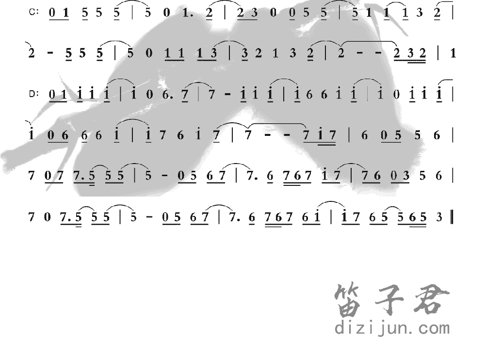 In the End笛子音乐2