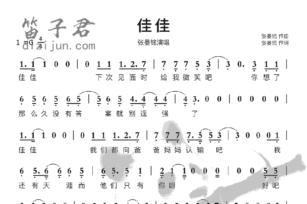 佳佳笛子音乐