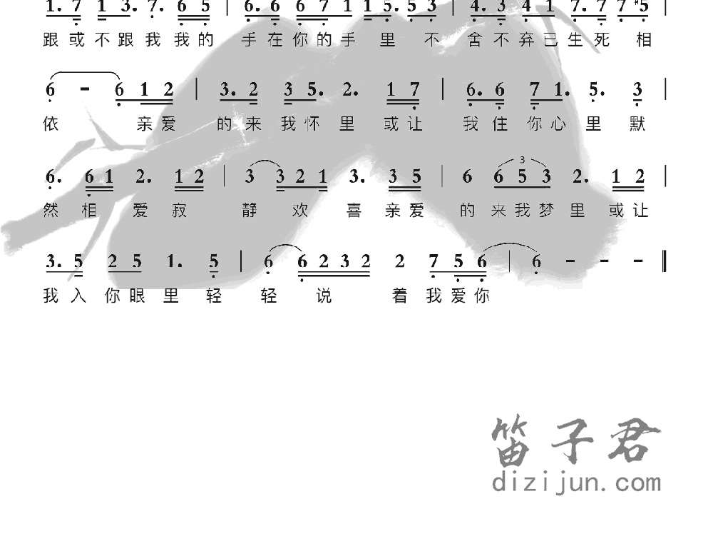 见与不见笛子音乐2