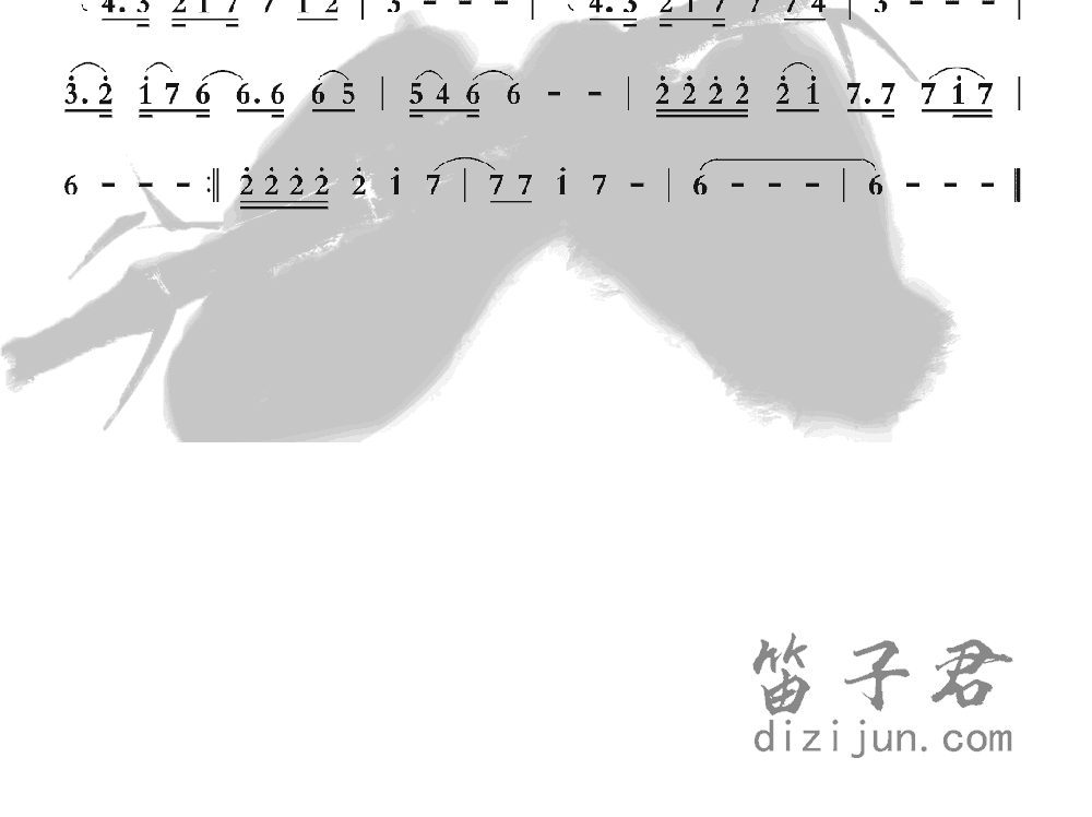 卡萨布兰卡竹笛乐曲2