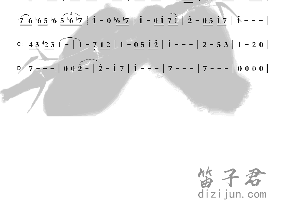 那天的河川笛子音乐2