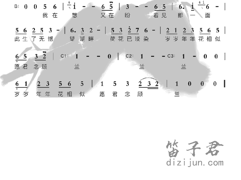 念顾兰笛子音乐2