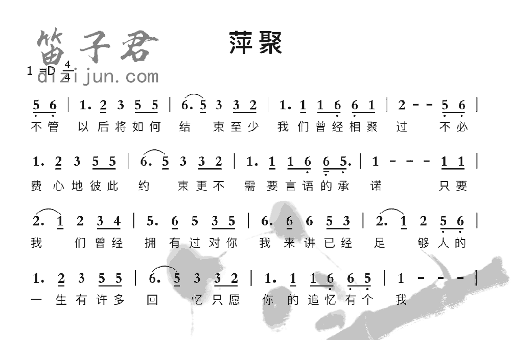 萍聚竹笛乐曲