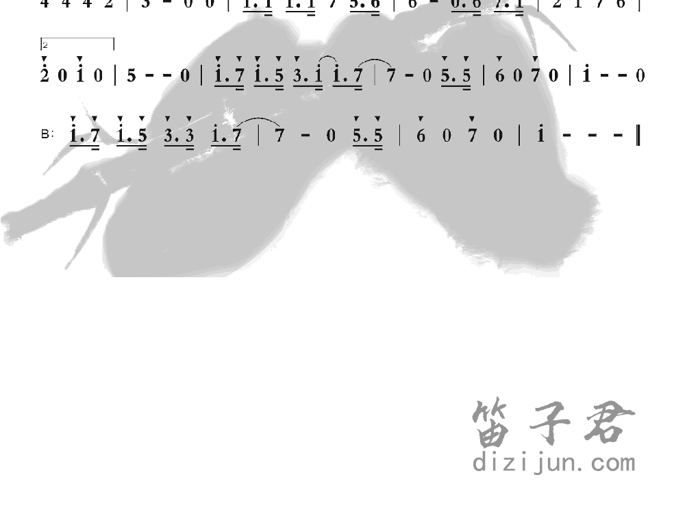 散步竹笛乐曲2