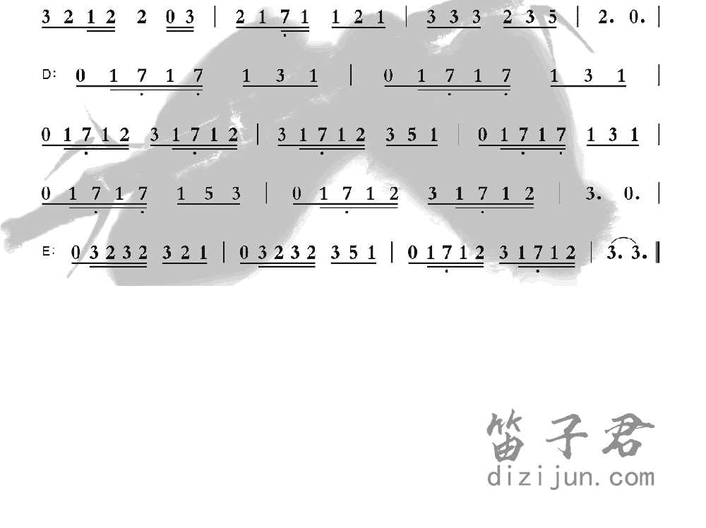 太阳雨竹笛乐曲2