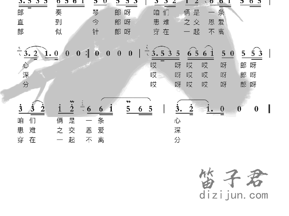 天涯歌女竹笛乐曲2