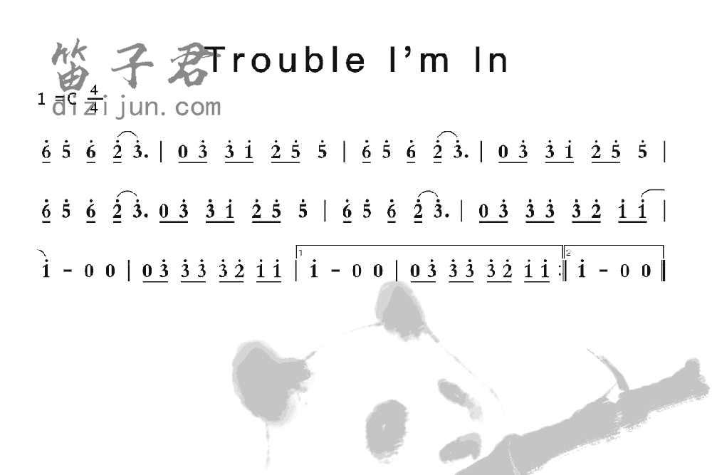 Trouble’mlr笛子音乐