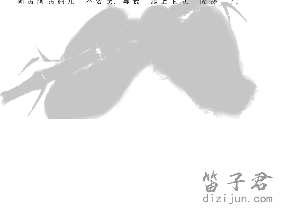 蜗牛与黄鸟竹笛乐曲2