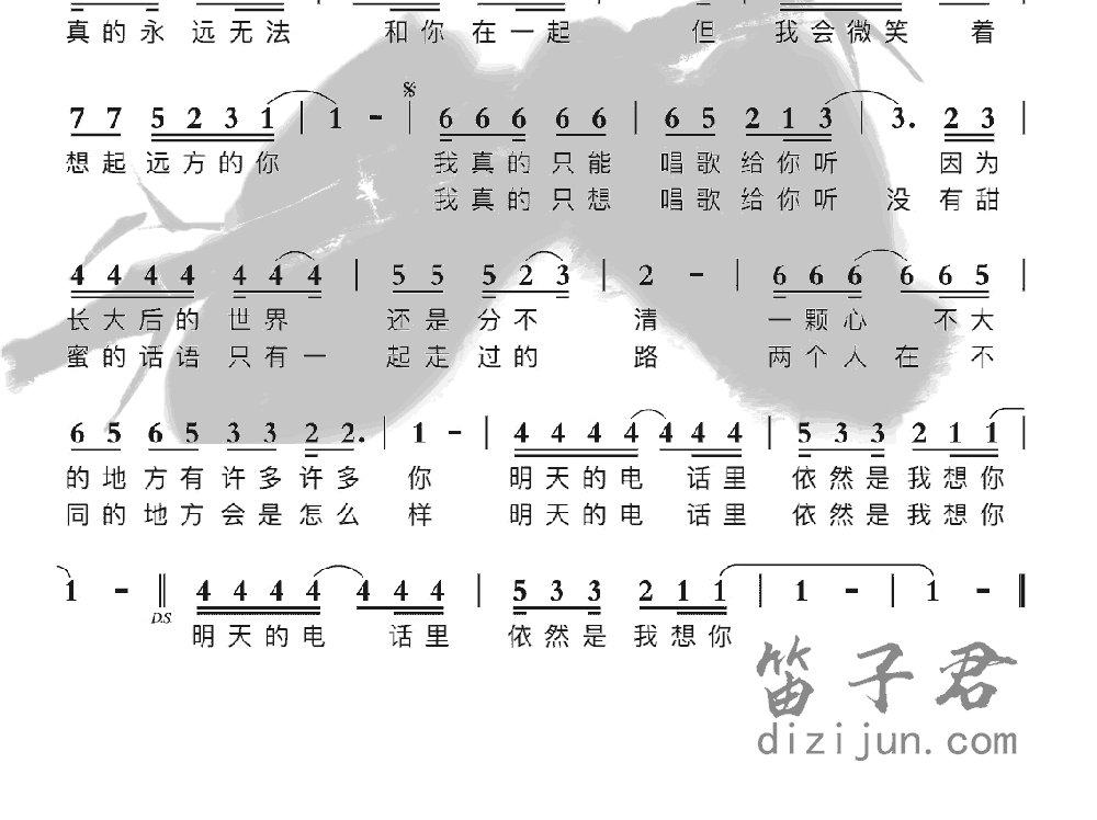 我会想起你笛子音乐2