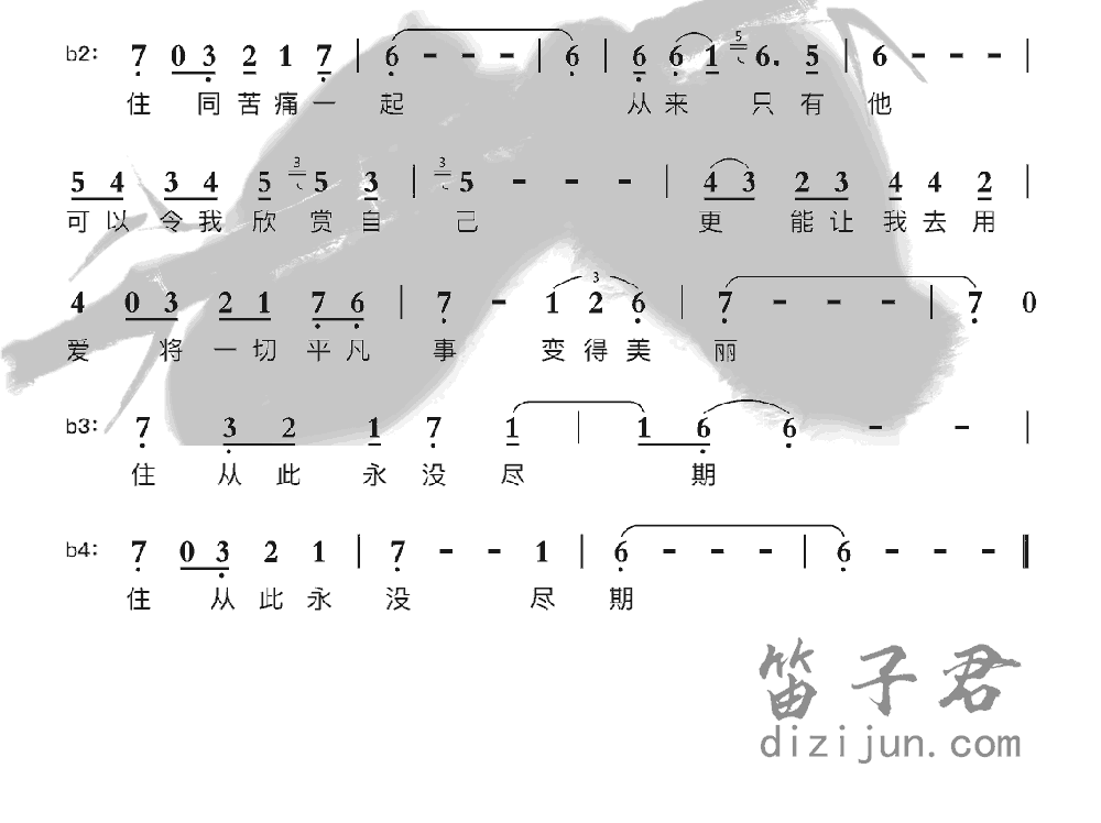 忘记他笛子音乐2