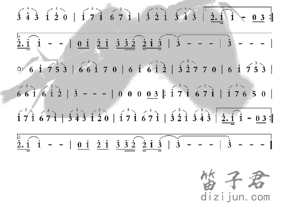 我们曾那样在一起竹笛乐曲2