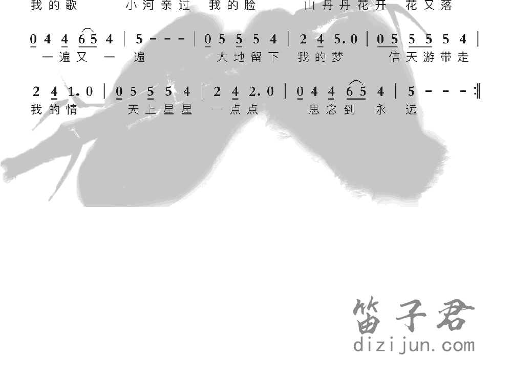 信天游笛子音乐2