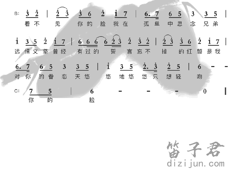 游子梦竹笛乐曲2